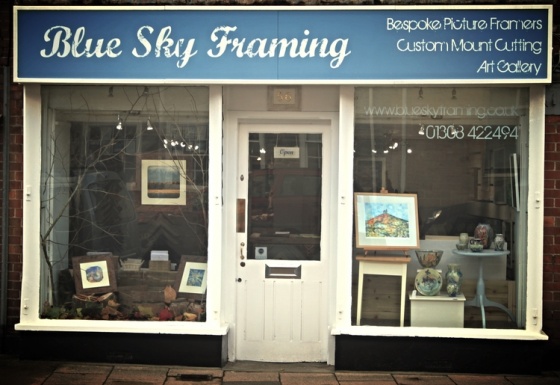 Blue Sky Framing - Shop Front