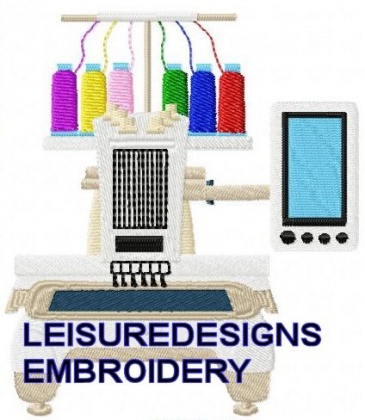 Leisuredesigns embroidery - Embroidery on garments