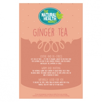 The Natural Health Market - Ginger Herbal Tea - The Natural Health Market