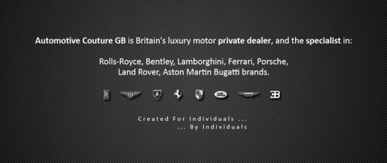 Automotive Couture GB Limited - Specialist in Luxury Vehicle