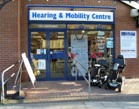 Hearing & Mobility - Hearing & Mobility New Milton Shop Front