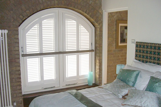 Interior Shutters from Plantation Shutters - Special Shapes Shutters