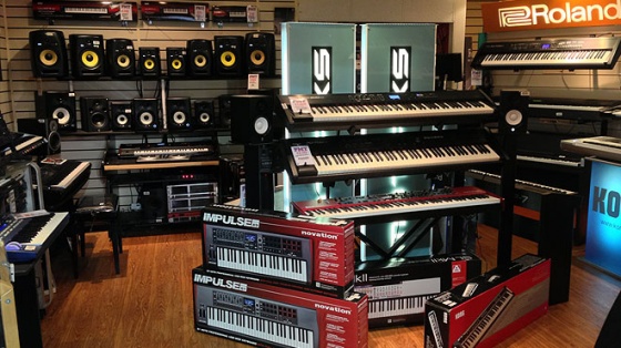 PMT Southend Music Shop - Keyboards Section at PMT