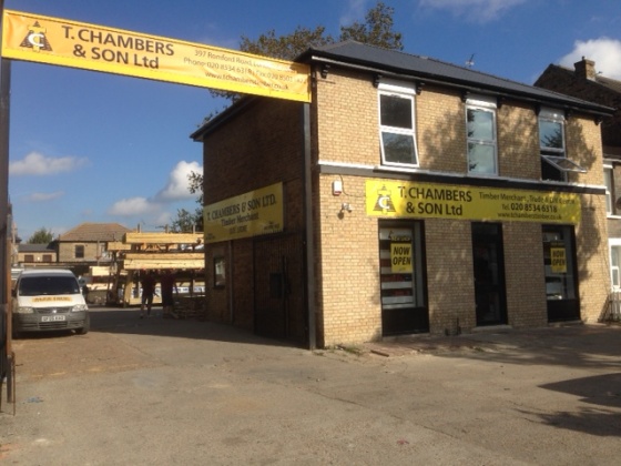 T Chambers & Son Timber Merchant - T Chambers Shop Front