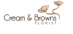 Cream and Browns Florist Logo