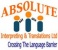 Absolute Interpreting and Translations Logo