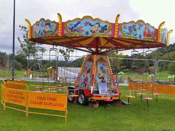 Prestige Bouncy Castles - chair o plane childrens funfair ride hire