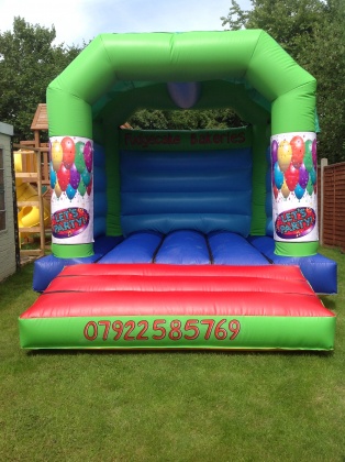 Lets Party Rugby - Standard bouncy castle