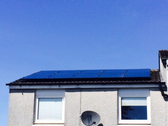 1st Solar - End Of Terrace Solar Panels Roof