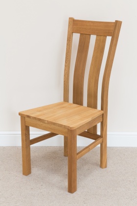 Top Furniture Ltd Dartford - Churchill solid oak dining chair design