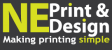 NE Print and Design Logo