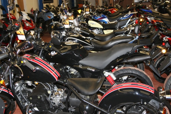 UK Motorcycle Clothing - Motorcycle showroom