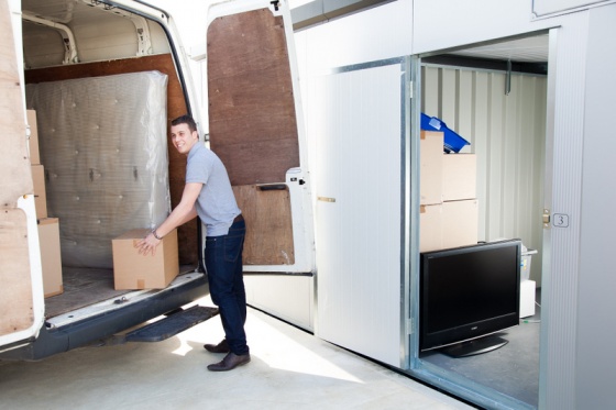UK Storage Company - Bristol Central - Many rooms allow you to park at the door.